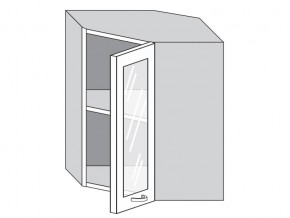 1.60.3у Шкаф настенный (h=720) угловой на 600мм со стекл. дверцей в Надыме - nadym.магазин96.com | фото