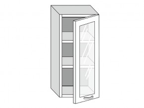 19.40.3 Шкаф настенный (h=913) на 400мм с 1-ой стекл. дверцей в Надыме - nadym.магазин96.com | фото