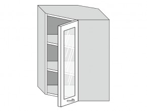 19.60.3у Шкаф настенный (h=913) угловой на 600мм со стекл. дверцей в Надыме - nadym.магазин96.com | фото