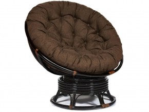 Кресло-качалка Papasan w 23/01 B с подушкой Antique brown, ткань Коричневый в Надыме - nadym.магазин96.com | фото