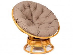 Кресло-качалка Papasan w 23/01 B с подушкой Honey, экошерсть Коричневый в Надыме - nadym.магазин96.com | фото