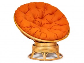 Кресло-качалка Papasan w 23/01 B с подушкой Honey, ткань Оранжевый в Надыме - nadym.магазин96.com | фото