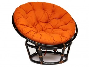 Кресло Papasan 23/01 W с подушкой Antique brown, ткань Оранжевый в Надыме - nadym.магазин96.com | фото