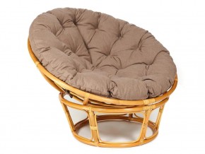 Кресло Papasan 23/01 W с подушкой Honey, экошерсть Коричневый в Надыме - nadym.магазин96.com | фото