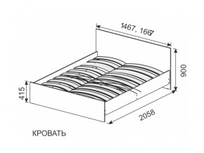 Кровать 1600х2000 ортопедическое основание в Надыме - nadym.магазин96.com | фото