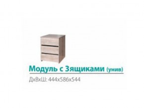 Модуль с 3-мя ящиками (универсальный) в Надыме - nadym.магазин96.com | фото