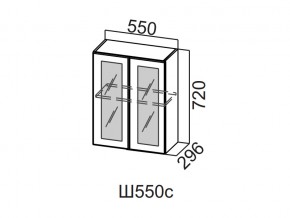 Ш550с/720 Шкаф навесной 550/720 (со стеклом) в Надыме - nadym.магазин96.com | фото