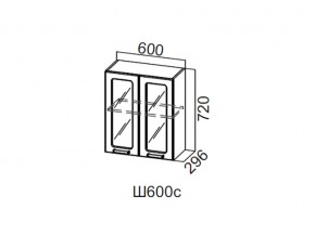 Ш600с/720 Шкаф навесной 600/720 (со стеклом) в Надыме - nadym.магазин96.com | фото